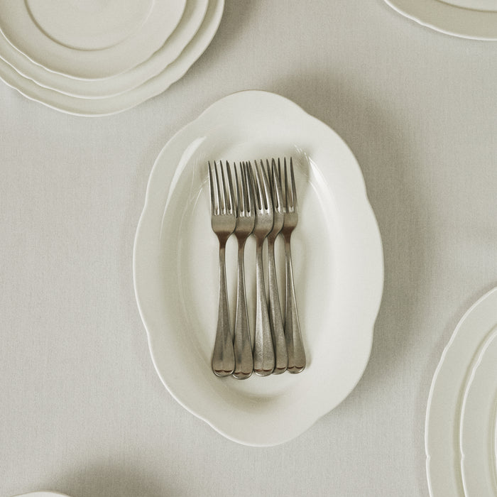 SERAX - Sergio Herman - Silhouette Diep Bord Ovaal - Wit - Set van 2