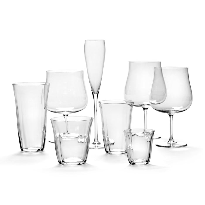 SERAX - Sergio Herman - Silhouette Theeglas - Set van 4