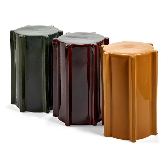 SERAX - Marie Michielssen - Pawn Bijzettafel - Geometrisch H 45,5 cm - Okergeel