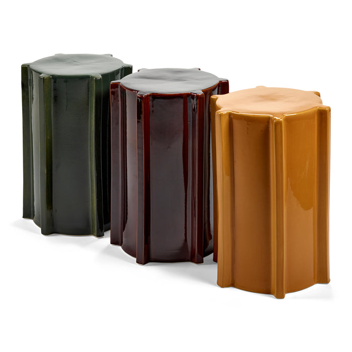 SERAX - Marie Michielssen - Pawn Bijzettafel - Geometrisch H 45,5 cm - Forest Green