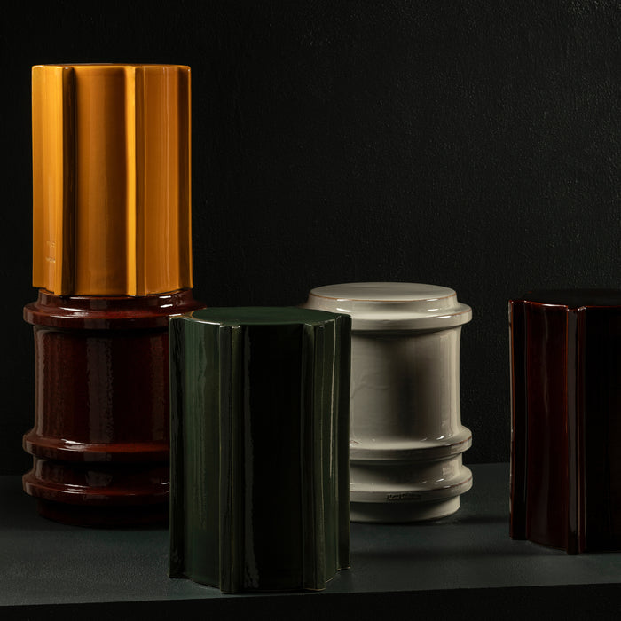 SERAX - Marie Michielssen - Pawn Bijzettafel - Geometrisch H 45,5 cm - Forest Green