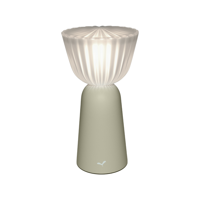 Fermob Swiing - draadloze tafellamp - outdoor - H 20 cm - Gris argile