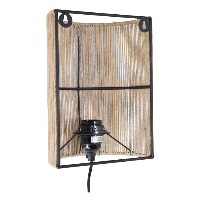 Urban Interiors - Wandlamp Diro Jute 26x18x11