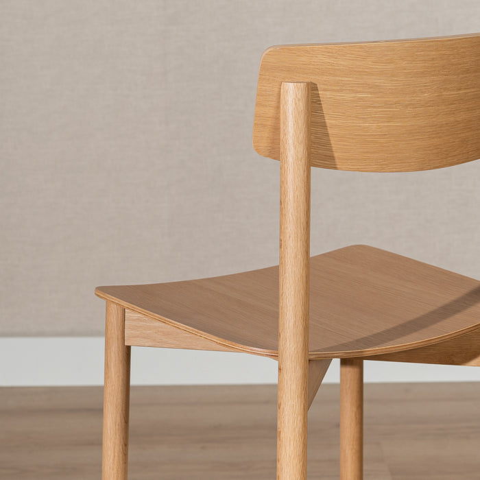 Bronx71 Scandinavische barkruk Miquel naturel eiken 78,5 cm