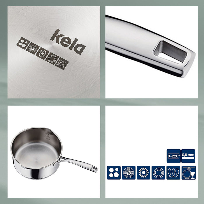 Steelpan RVS, 2,6 L - Kela | Flavoria