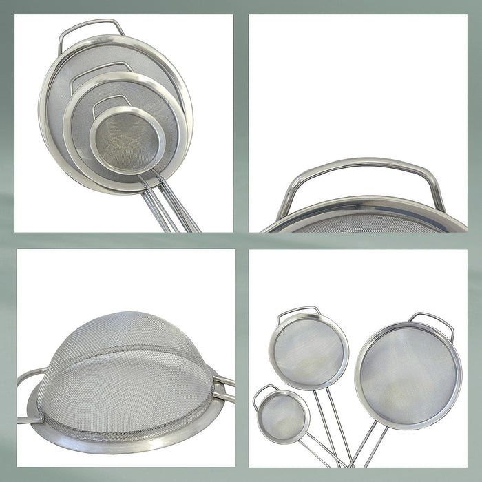Keukenzeef, Set van 3 - 18|10 Staal - Kela | Profi