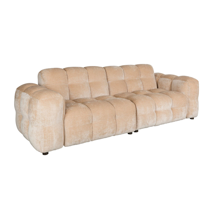 Dutchbone Hackman 3-zitsbank Velours Beige