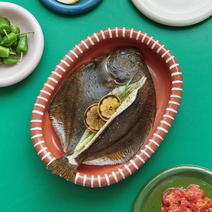 HAY Barro Ovale Schaal - Large - Naturel