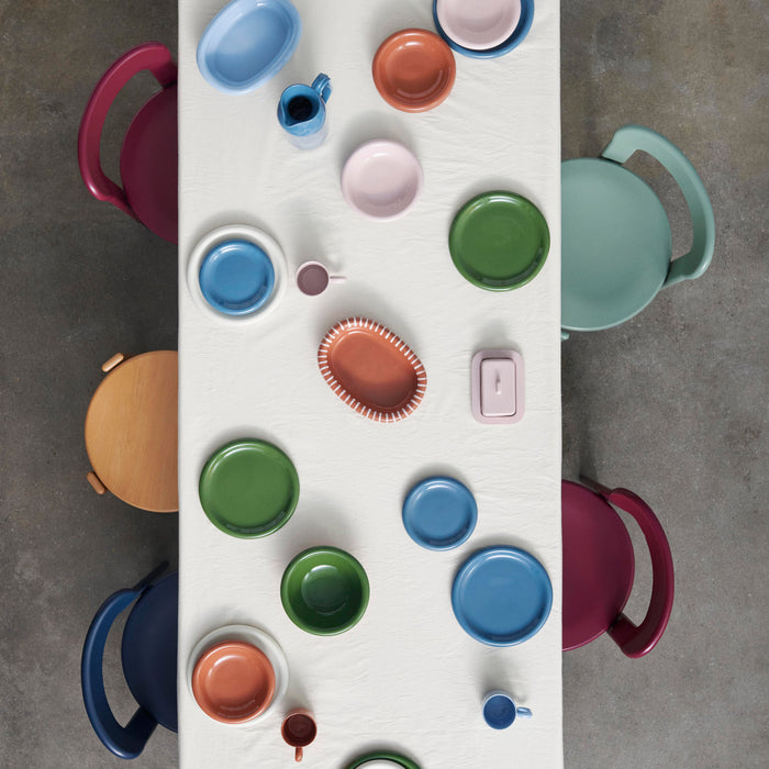 HAY Barro Ontbijtborden Ø 18 cm - Set van 2 - Gebroken Wit