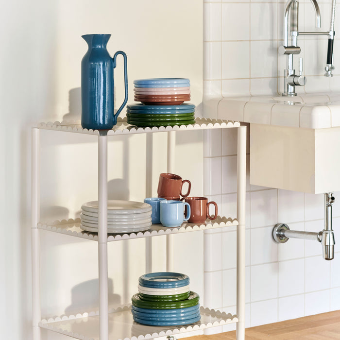 HAY Barro Ontbijtborden Ø 18 cm - Set van 2 - Gebroken Wit