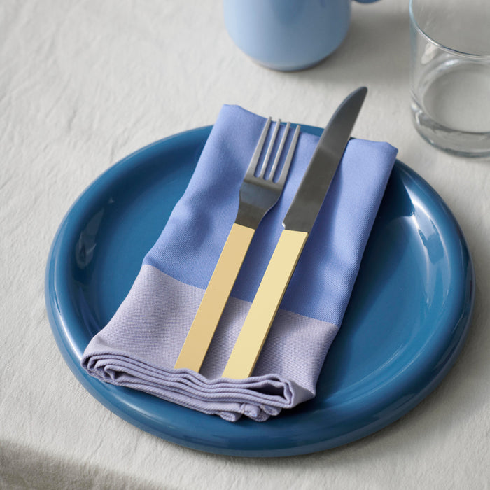 HAY Barro Dinerborden Ø 24 cm - Set van 2 - Donkerblauw