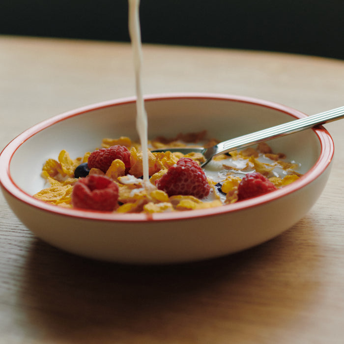 HAY Sobremesa Serveerschaal Ø 20 cm - Wit / Rood