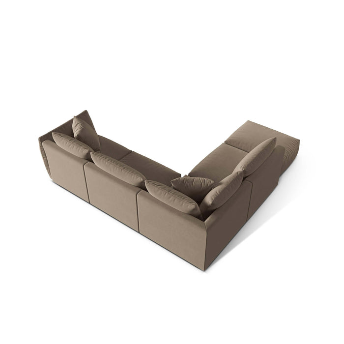 Micadoni Hoekbank Christ 4-zits links velvet