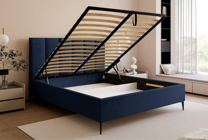 NADUVI Collection Bedframe Carolina met opbergvak velvet 180x200