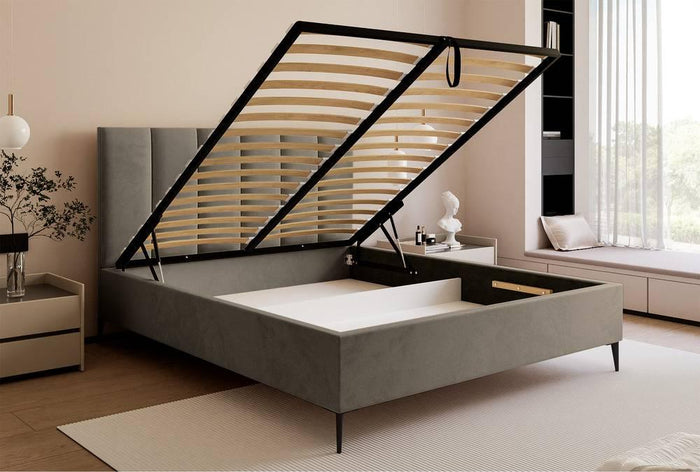 NADUVI Collection Bedframe Carolina met opbergvak velvet 180x200