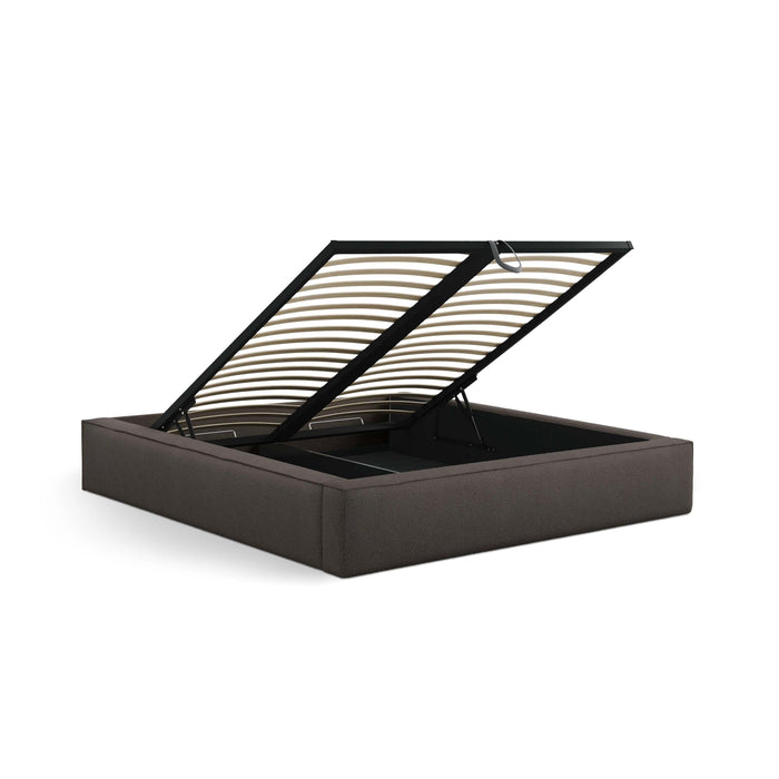 Micadoni Bedframe met opbergvak Simon 180x200 bouclé