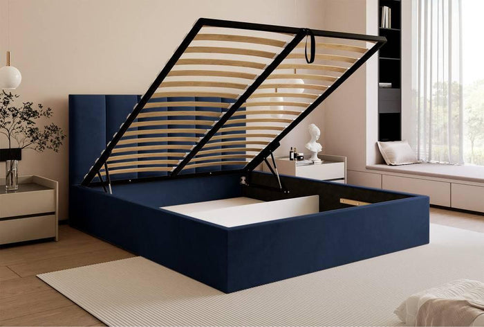 NADUVI Collection Bedframe Carolina met opbergvak velvet 140x200