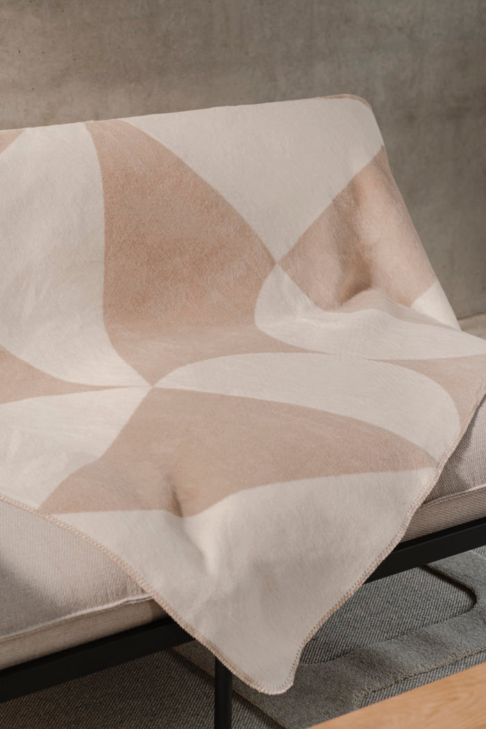 noo.ma TUL Katoenen deken - Creme Beige