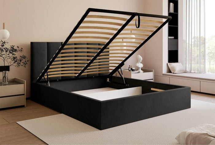 NADUVI Collection Bedframe Carolina met opbergvak velvet 180x200