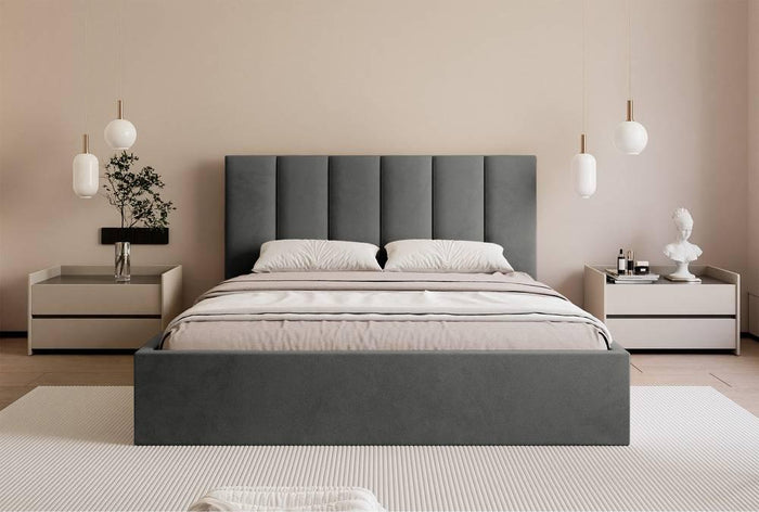 NADUVI Collection Bedframe Carolina met opbergvak velvet 140x200