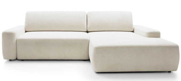 NADUVI Collection Hoekslaapbank Elis rechts met opbergvak chenille