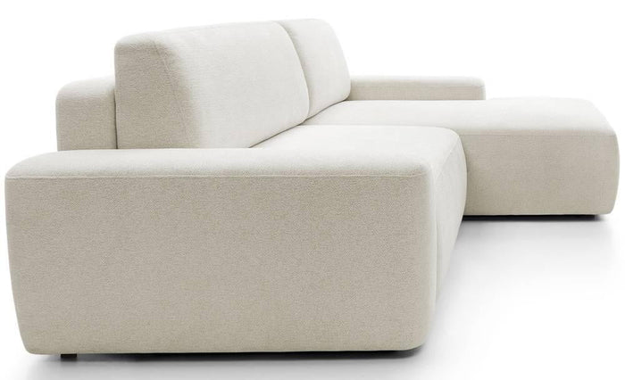 NADUVI Collection Hoekslaapbank Elis rechts met opbergvak chenille