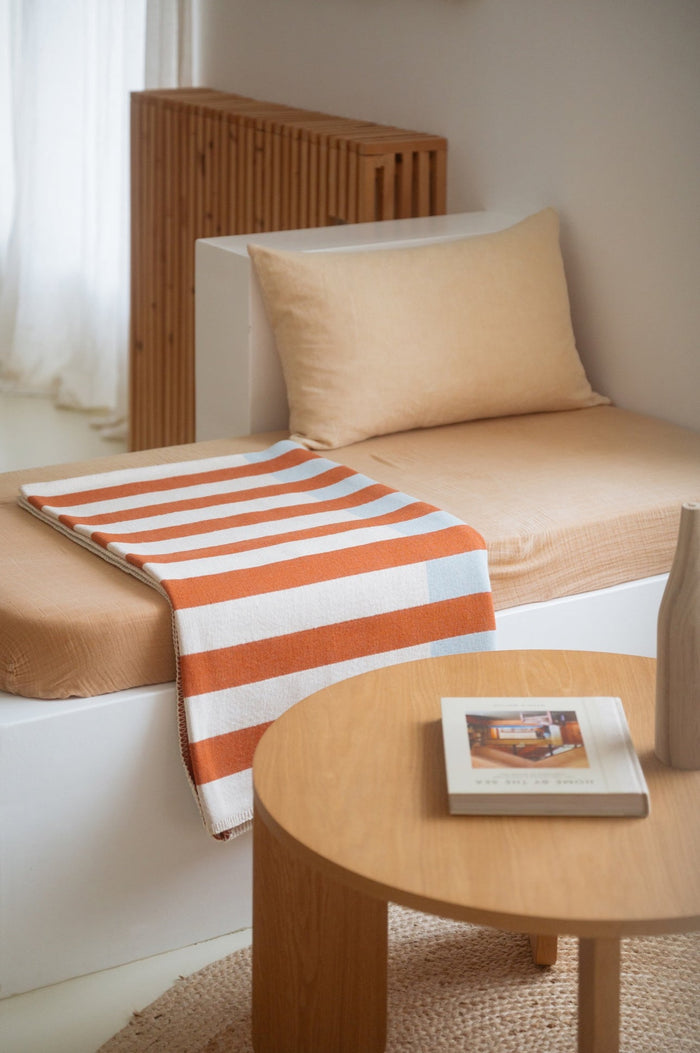 noo.ma ONU Katoenen deken - Terracotta