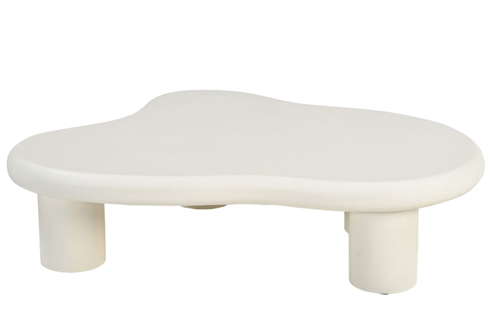 Livingfurn - Salontafel Ivoor Beton - 120x88x30cm - Feline