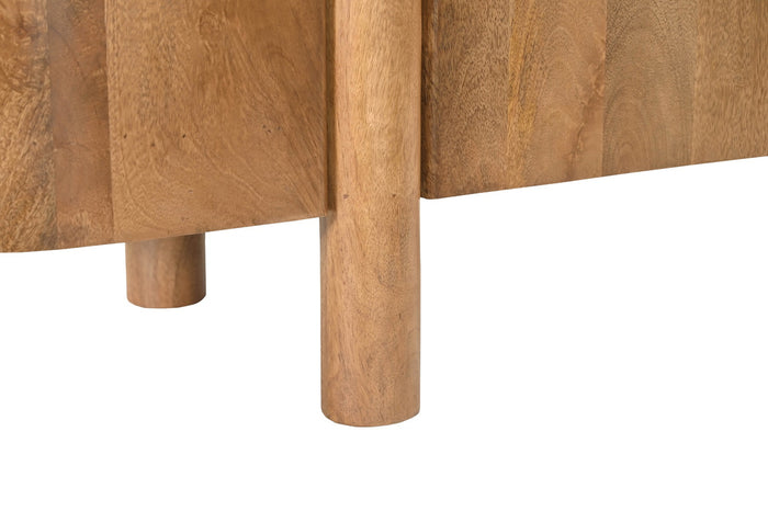 Livingfurn - Dressoir Naturel Mangohout - 170x40x80cm - Salano