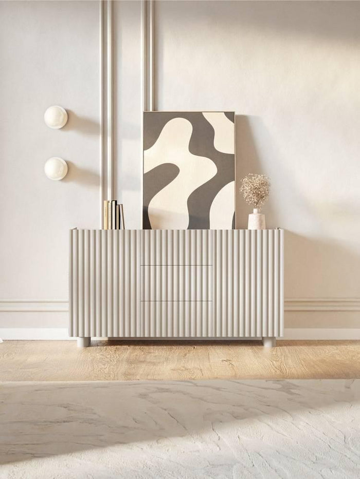 NADUVI Collection Ladekast Cassidy drie lades twee deurs