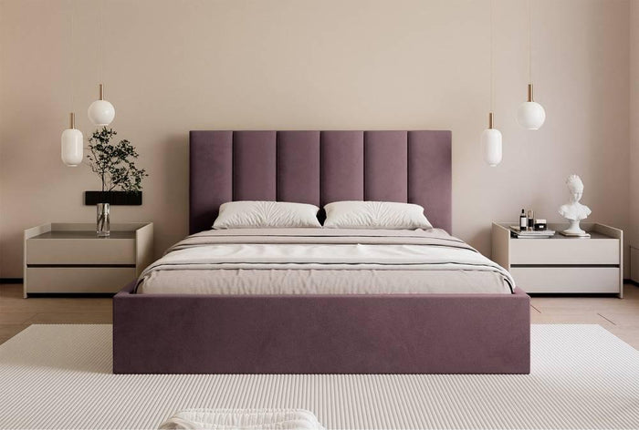 NADUVI Collection Bedframe Carolina met opbergvak velvet 140x200