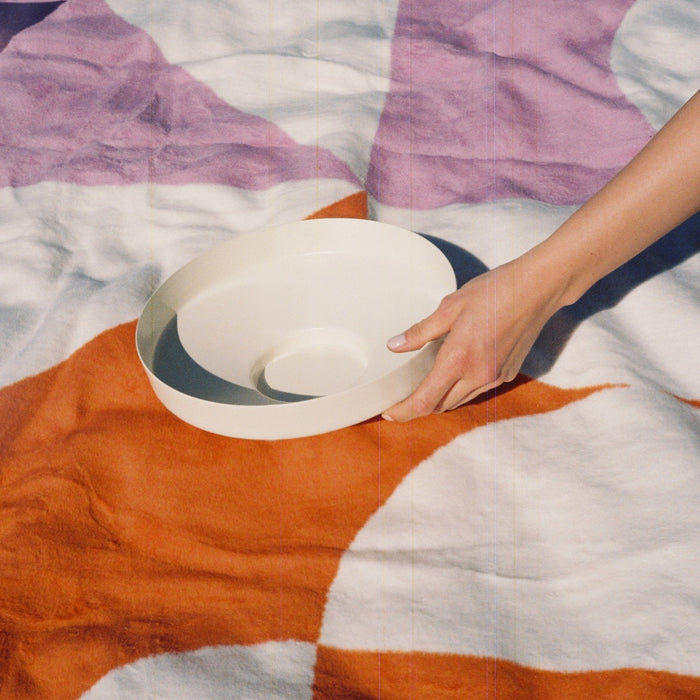 noo.ma VILU Stalen kom - Piazza Beige