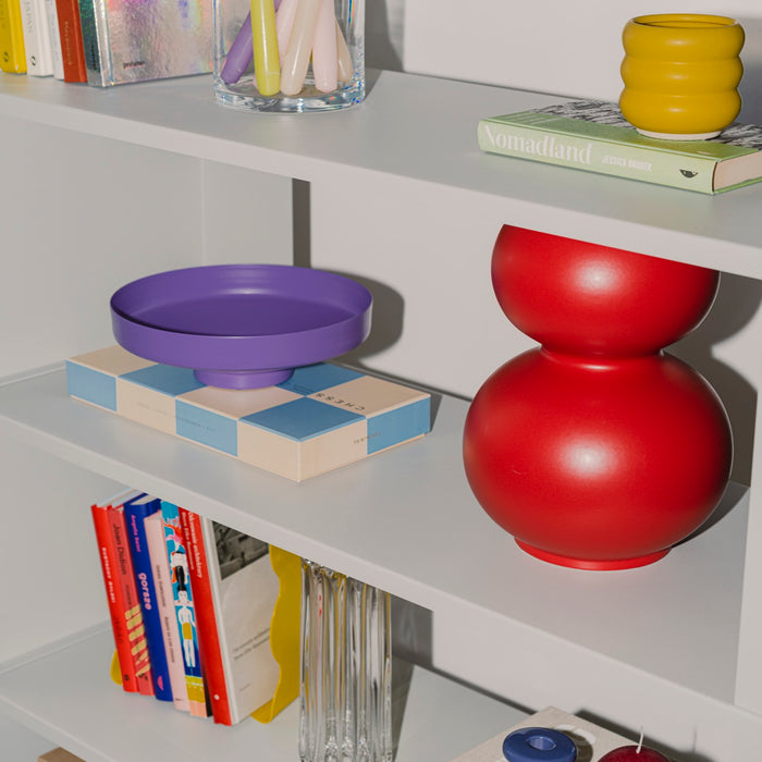 noo.ma VILU Stalen kom - Iris Violet