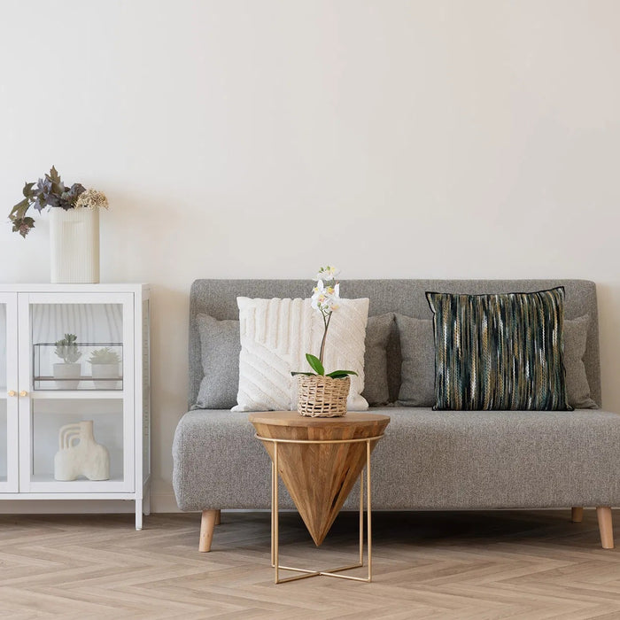 House Nordic Dalby Wit | Glas Opbergkast 2-Deuren