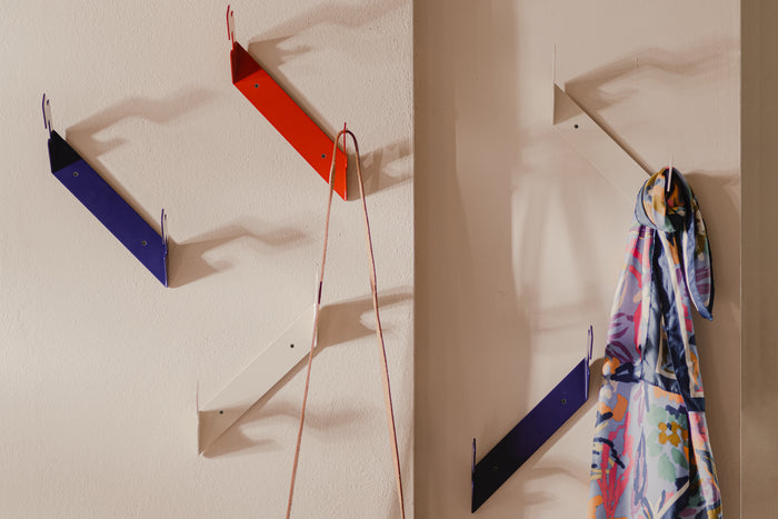 noo.ma GLIPS wandkapstokken set van 3 - Blueberry Pie