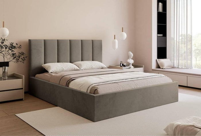 NADUVI Collection Bedframe Carolina met opbergvak velvet 160x200