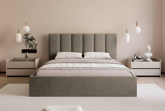 NADUVI Collection Bedframe Carolina met opbergvak velvet 160x200