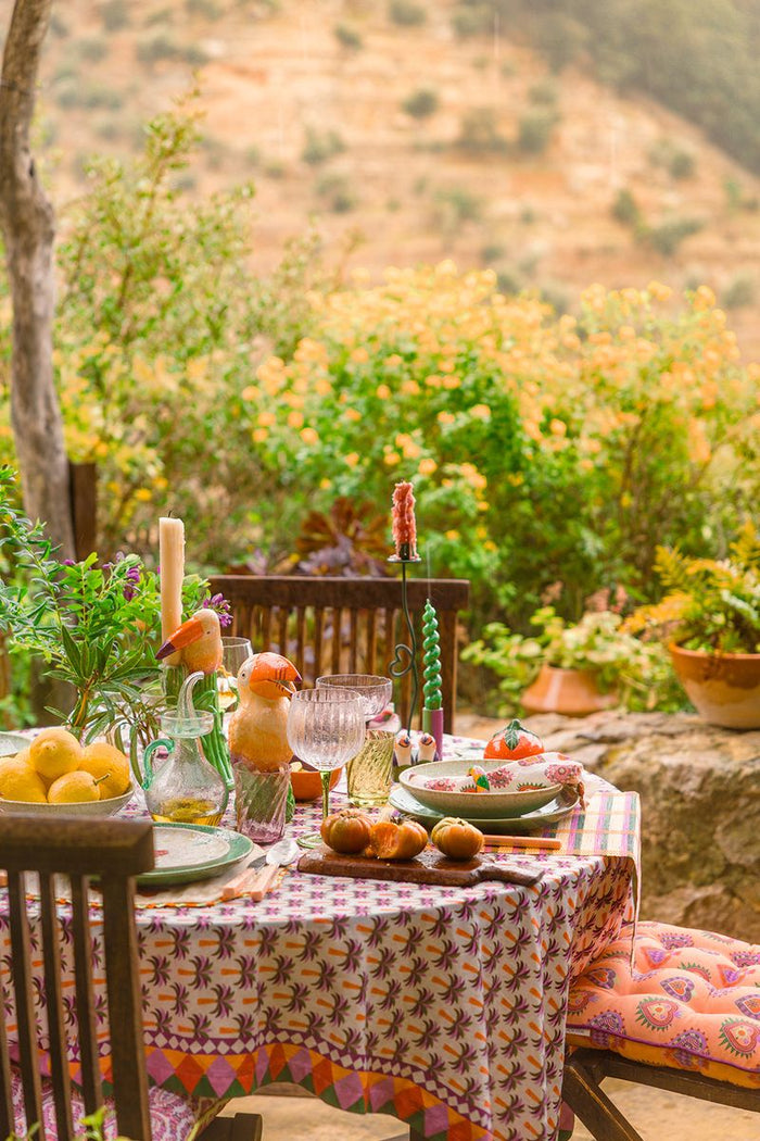 Sissy-Boy Multicolour tafelkleed met palmboom print (140x220 cm)