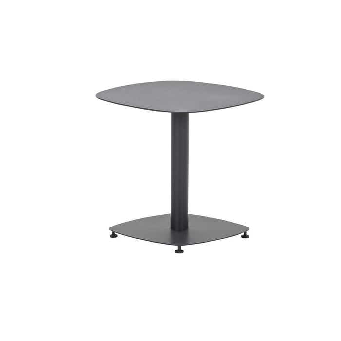 Leon bijzettafel - aluminium - carbon black - 50x50 cm