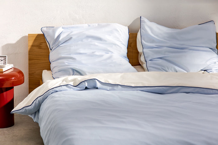 noo.ma OBA Dekbedovertrek - 220x240 cm - Baby Blue