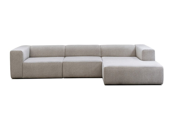 4x6 sofa - X6 madly modular set H rechts beige melange - 331 cm