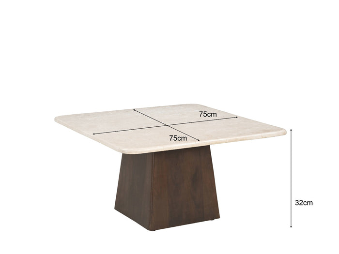 Brix - Salontafel - Brix Bottecino 75cm - Beige