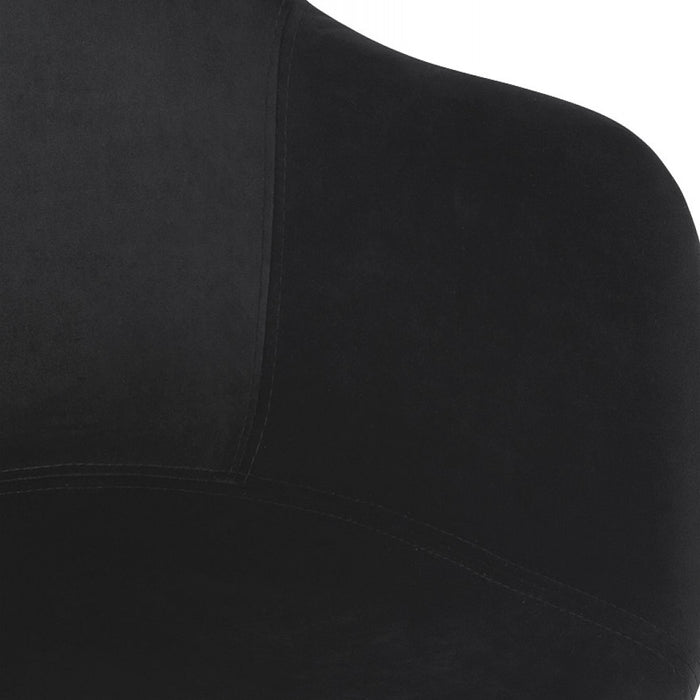 ALTEREGO FRIDA Stoel met armleuningen - Zwart