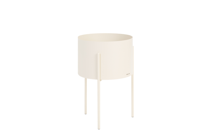 noo.ma MAKI Bloempot - breed - Piazza Beige
