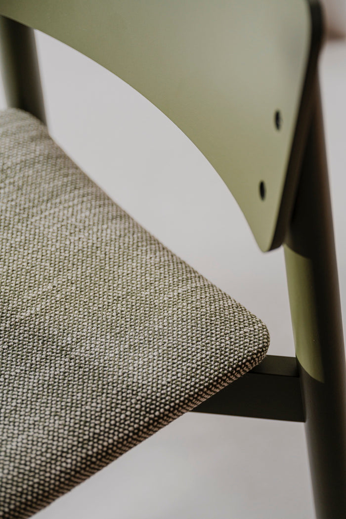 noo.ma WEM Gestoffeerde stoel - Forest Green