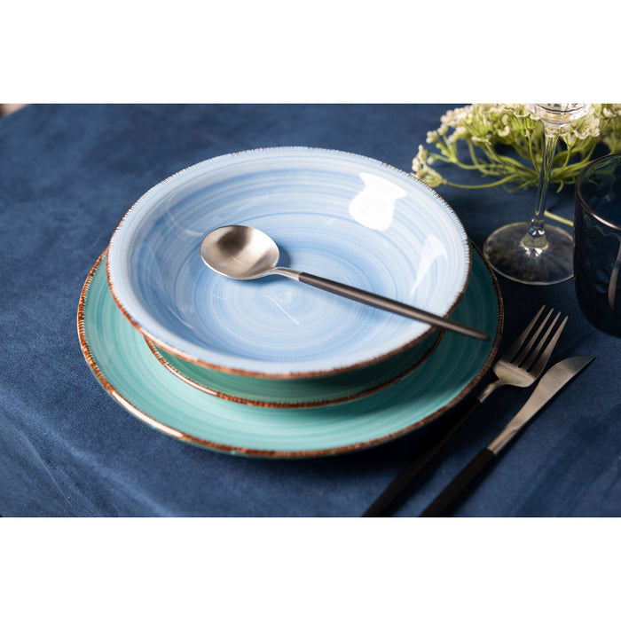 Cookinglife Koffiekopjes | Senseo kopjes - Delice Blue 160 ml - 6 stuks