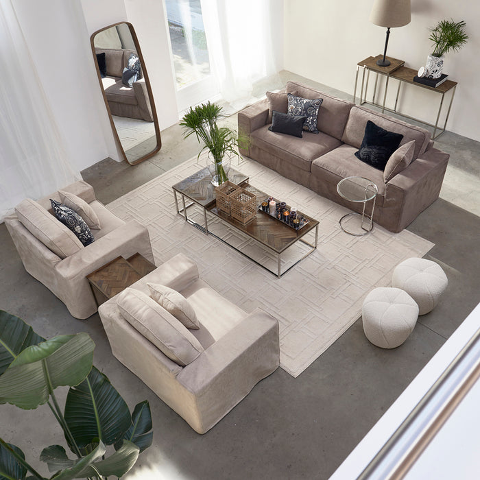 Rivièra Maison - Handgemaakt Tapijt in Retro-Stijl van 70% Wol, 200x300 cm