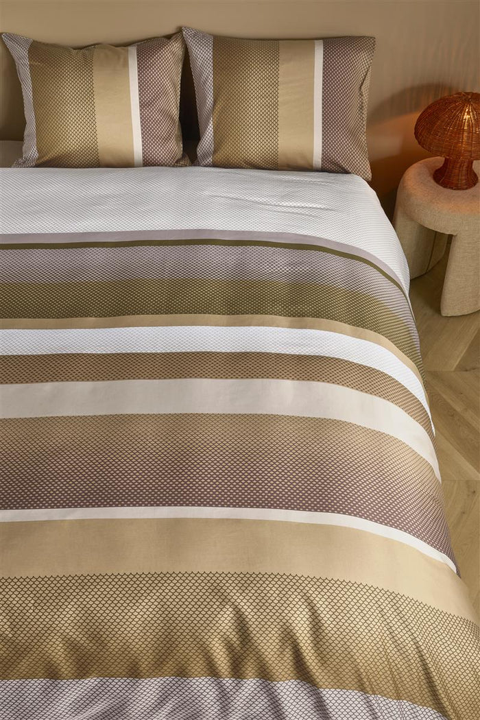 Beddinghouse Rhys dekbedovertrek - 140x200|220 - Goud