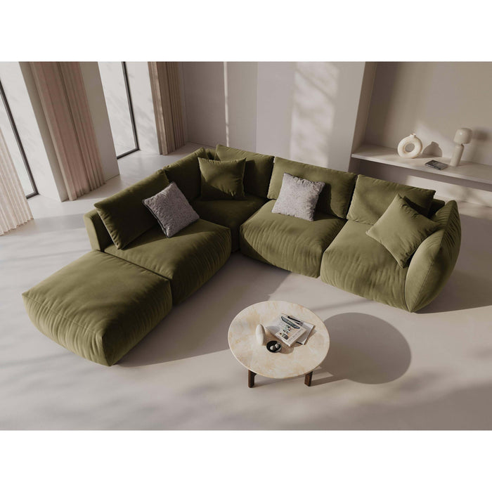 Micadoni Hoekbank Christ 4-zits links velvet