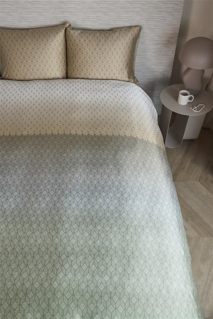 Beddinghouse Ariel dekbedovertrek - 200x200|220 - Blauw Groen